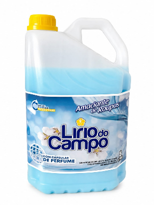 AMACIANTE DE ROUPAS - 5 LITROS AROMA SUAVIZANTE ( AZUL)