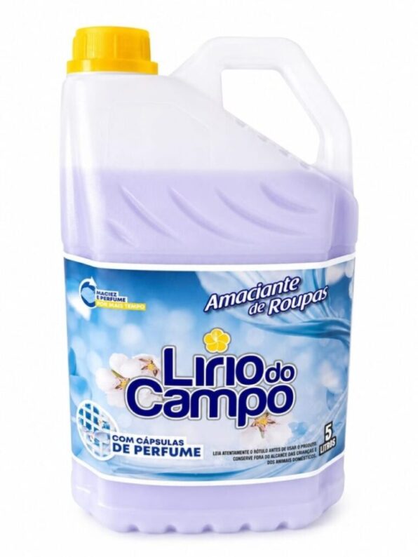 AMACIANTE DE ROUPAS - 5 LITROS AROMA FLORAL (ROXO)