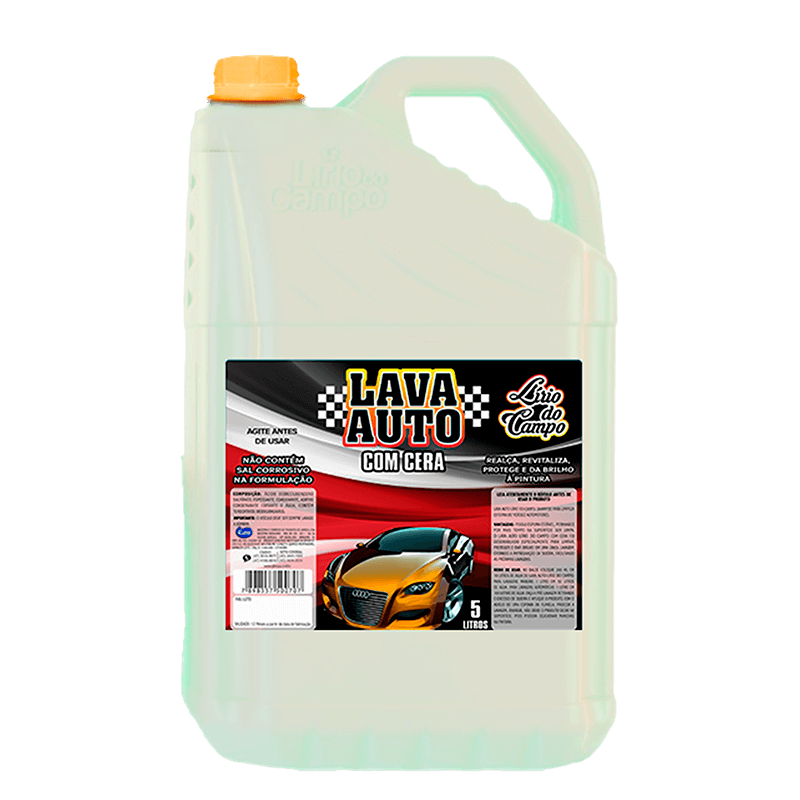 SHAMPOO AUTOMOTIVO COM CERA 5L