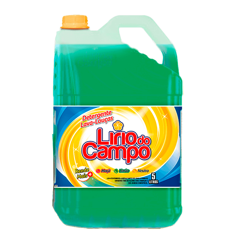 DETERGENTE LAVA LOUÇA - 5 LITROS DETERGENTE LIMÃO
