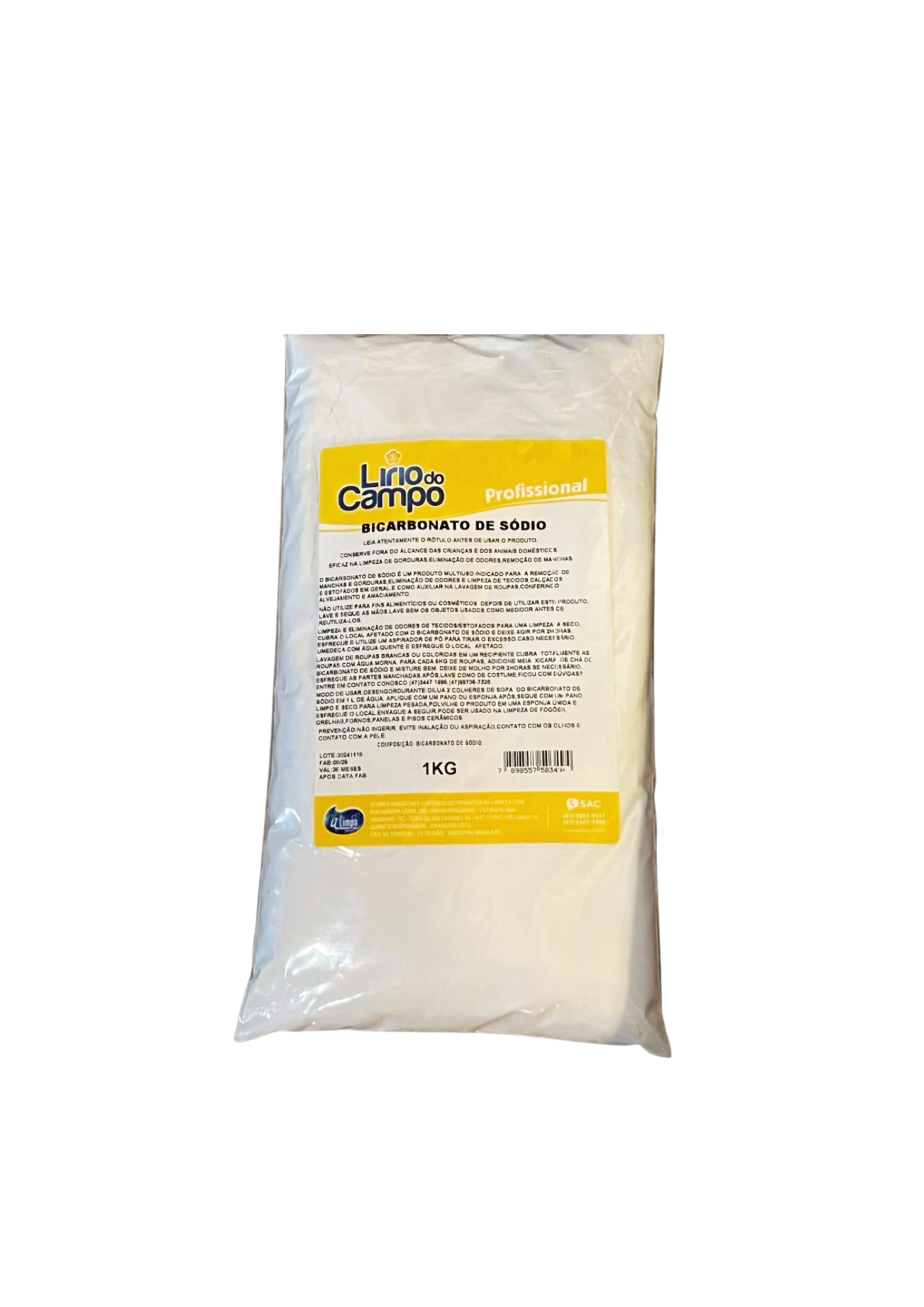 BICARBONATO DE SÓDIO 1KG
